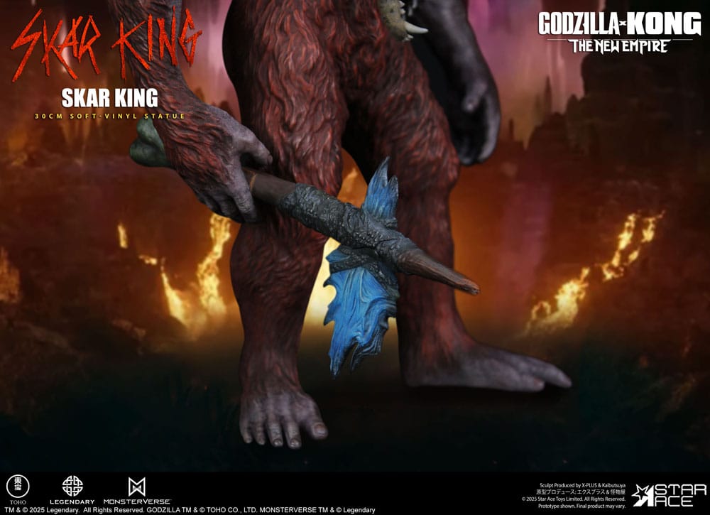 Godzilla vs. Kong: The New Empire Soft Vinyl Statue Skar King Unleash the Titan 30 cm