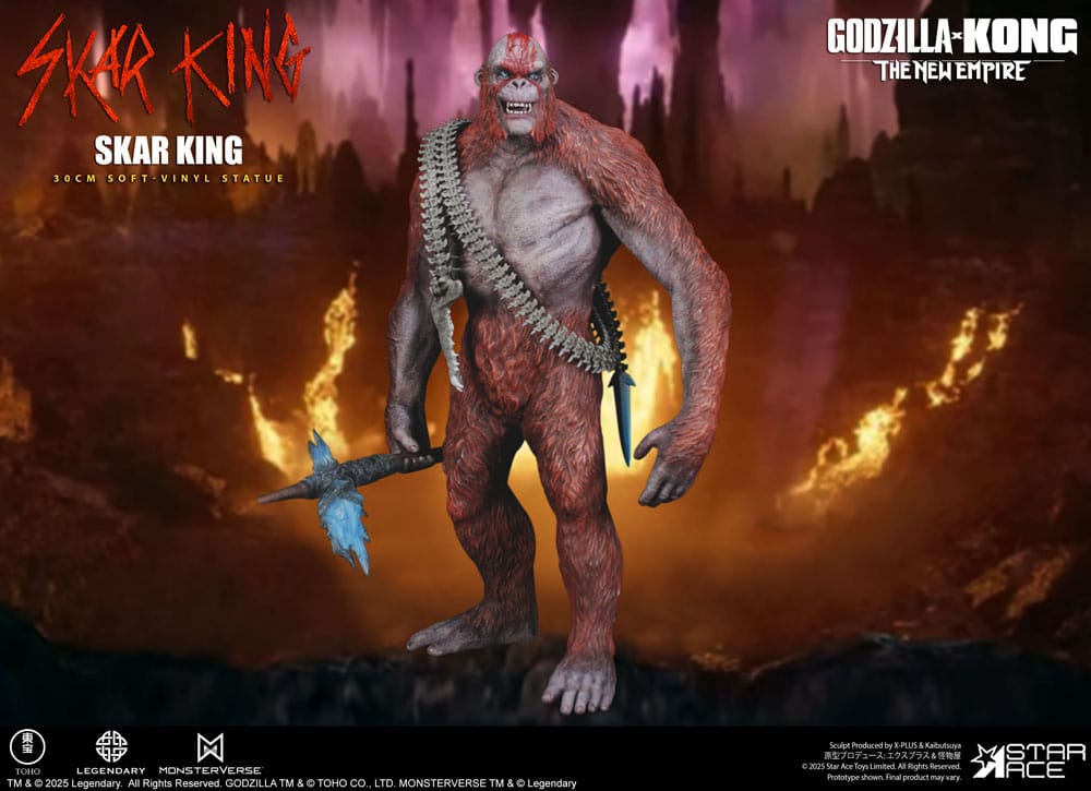 Godzilla vs. Kong: The New Empire Soft Vinyl Statue Skar King Unleash the Titan 30 cm