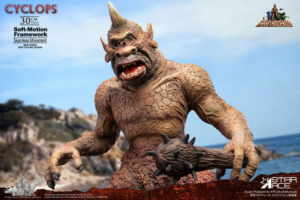 Ray Harryhausen Soft-Motion Series Statue Cyclops 30 cm