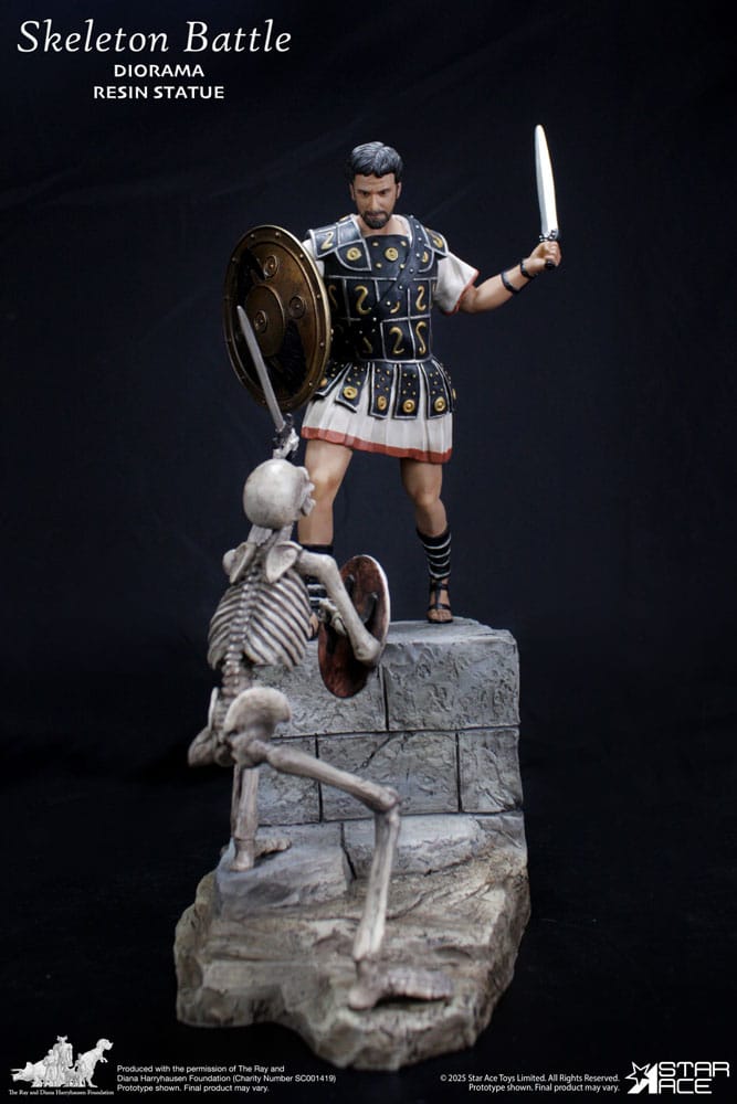 Ray Harryhausen Diorama 1/8 Skeleton Battle Scene 30 cm