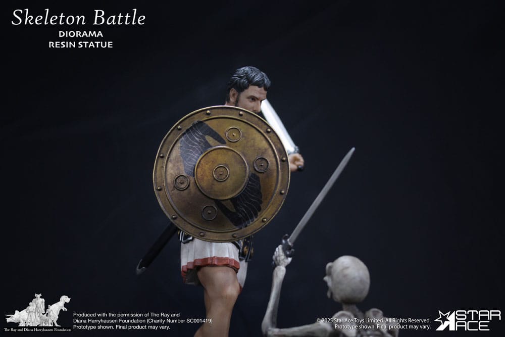 Ray Harryhausen Diorama 1/8 Skeleton Battle Scene 30 cm