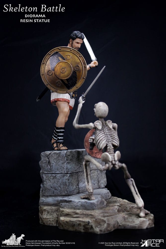 Ray Harryhausen Diorama 1/8 Skeleton Battle Scene 30 cm
