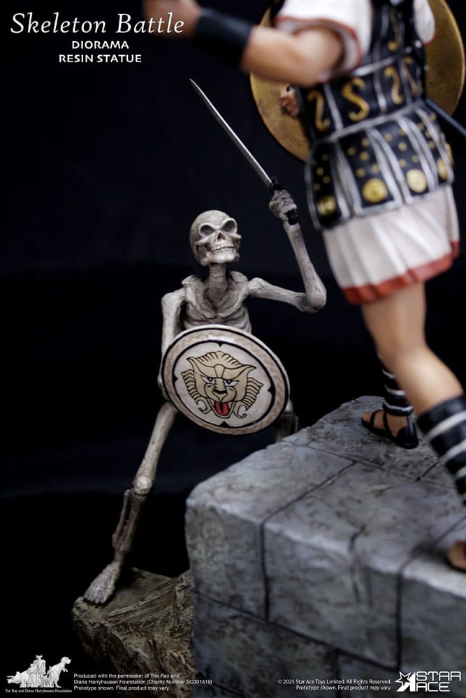 Ray Harryhausen Diorama 1/8 Skeleton Battle Scene 30 cm