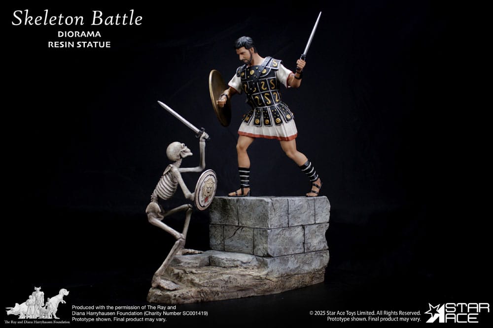 Ray Harryhausen Diorama 1/8 Skeleton Battle Scene 30 cm