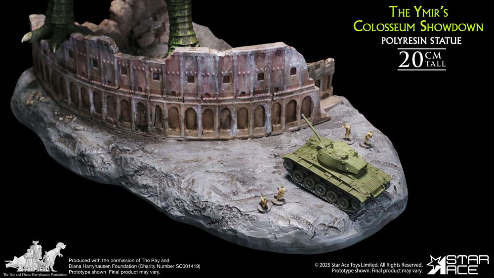 Ray Harryhausen Diorama 1/8 The Ymir's Colosseum Showdown 20 cm