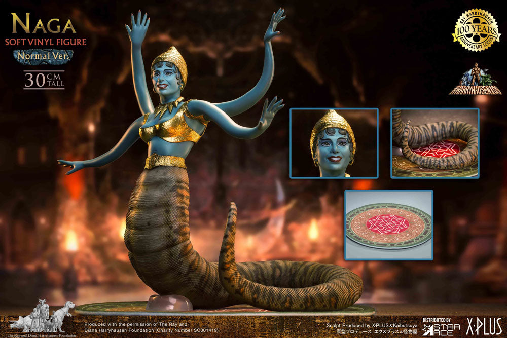 The 7th Voyage of Sinbad Soft Vinyl Statue Ray Harryhausen's Naga (Snake Woman) 31 cm