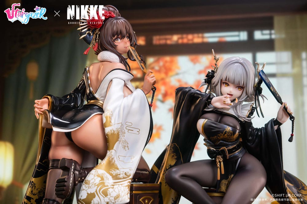 Goddess of Victory: Nikke PVC Statues 2-Pack 1/4 Blanc & Noir
