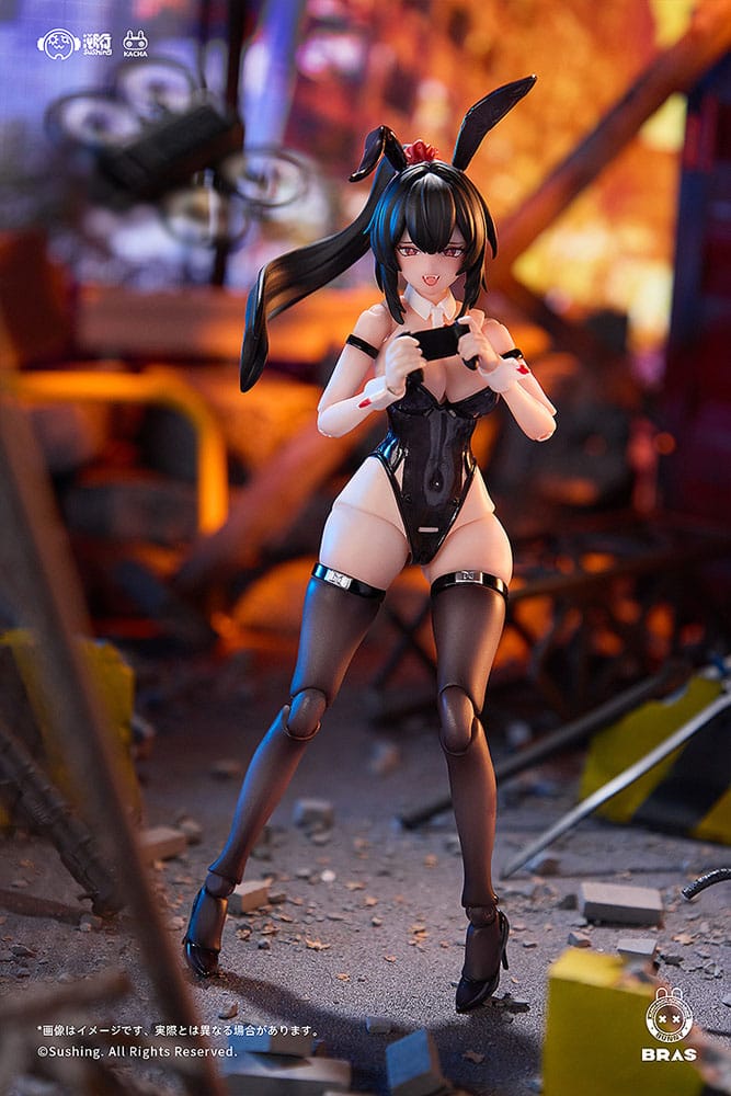 Bunny Rapid Action Squad Action Figure 1/12 Attacker Runa 16 cm