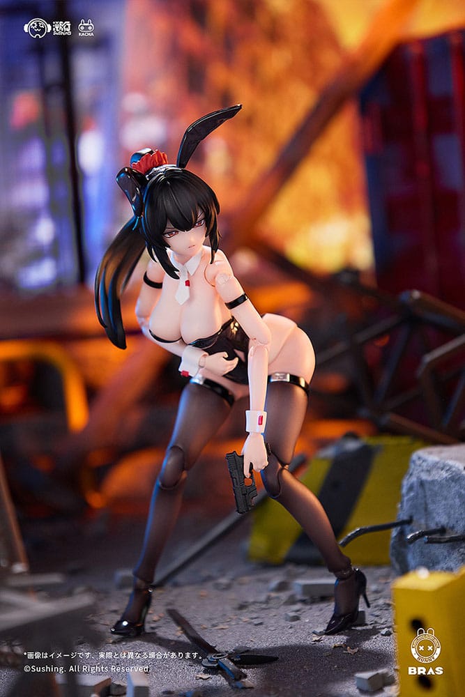 Bunny Rapid Action Squad Action Figure 1/12 Attacker Runa 16 cm