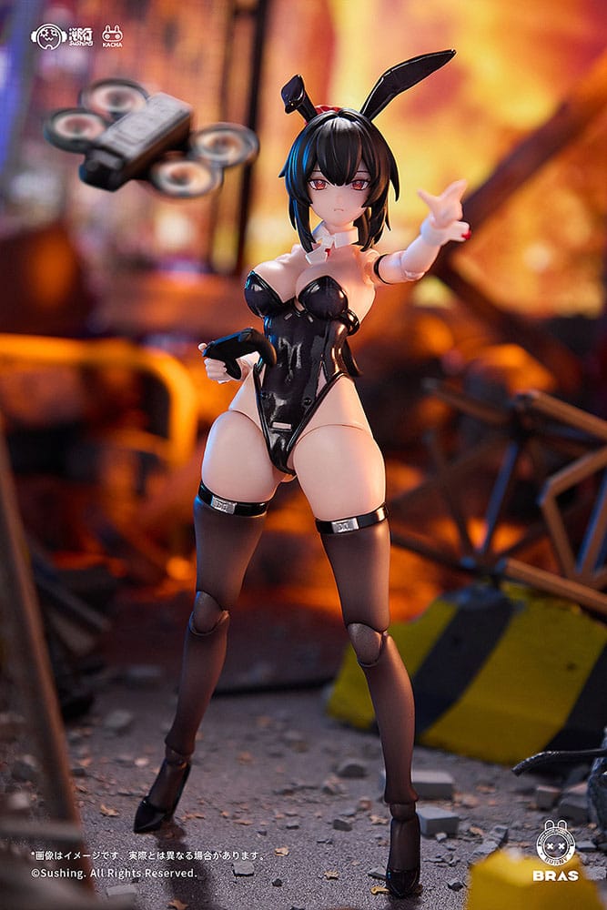 Bunny Rapid Action Squad Action Figure 1/12 Attacker Runa 16 cm