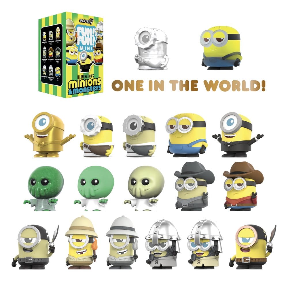 Minions Fun! Fun! Mini Figures Wave 01 Minions & Monsters Blind Box Display (9)