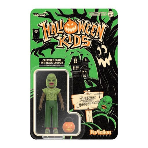 Universal Monsters Halloween Kids ReAction Action Figure Creature of Black Lagoon Girl (Universal Monsters) 4 inch