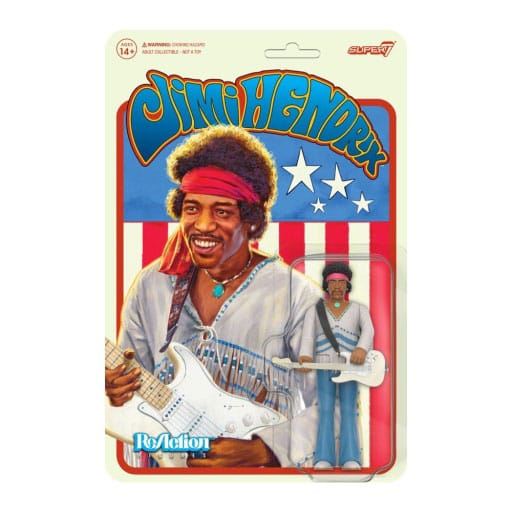 Jimi Hendrix ReAction Jimi Hendrix (Festival) Action Figure 10 cm