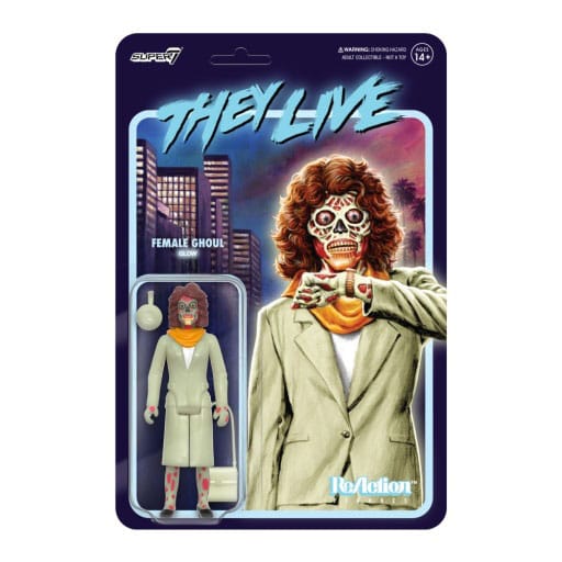 They Live ReAction Action Figure Wave 02 Ghoul Femmina (Glow) 10 cm