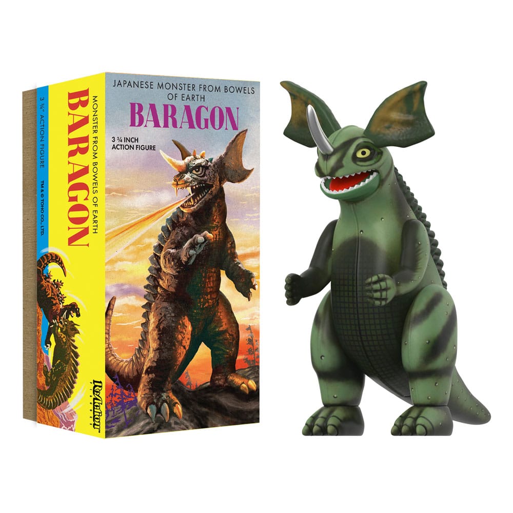 Toho ReAction Action Figure Wave 01 (Retro Tin) Baragon (Marusan Tin) 10 cm