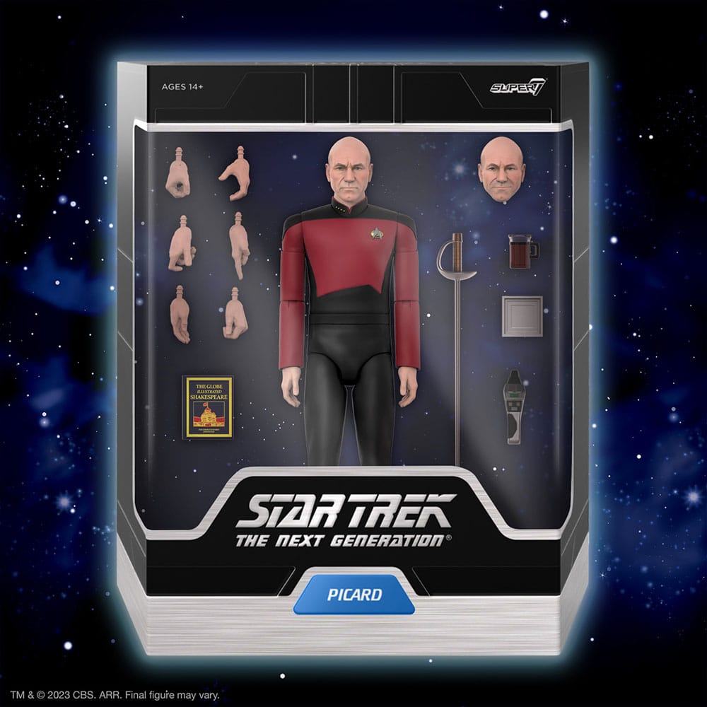 Star Trek: The Next Generation Ultimates Action Figure Capitano Picard 18 cm