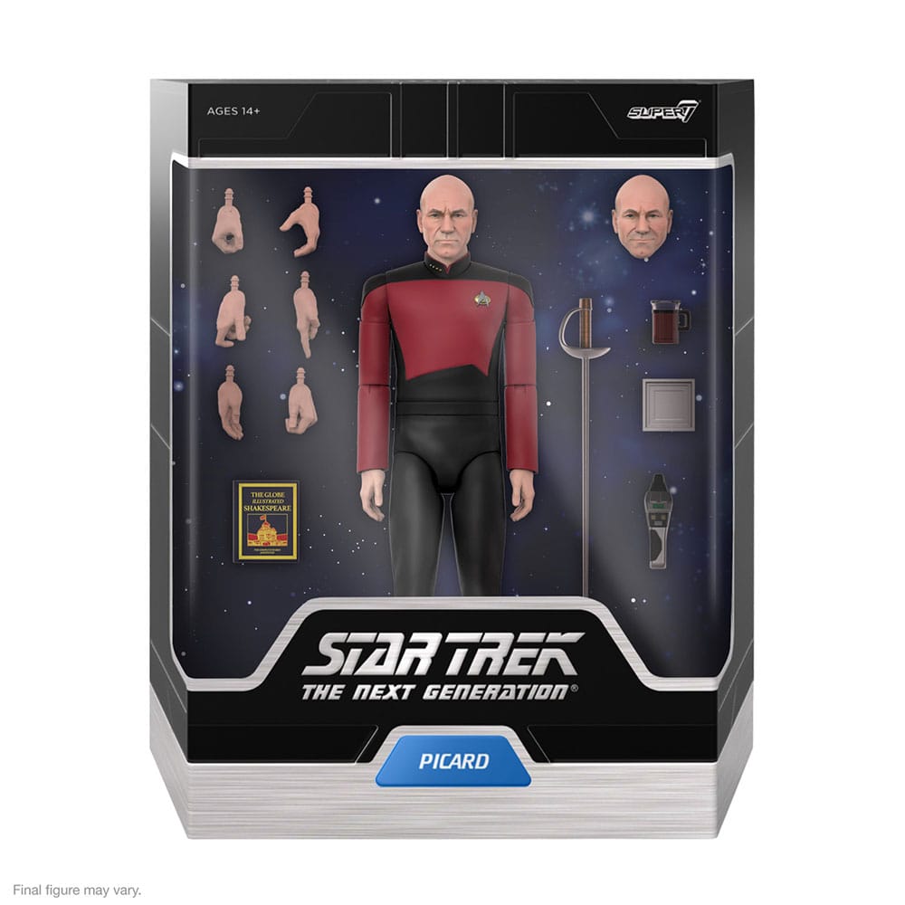 Star Trek: The Next Generation Ultimates Action Figure Capitano Picard 18 cm