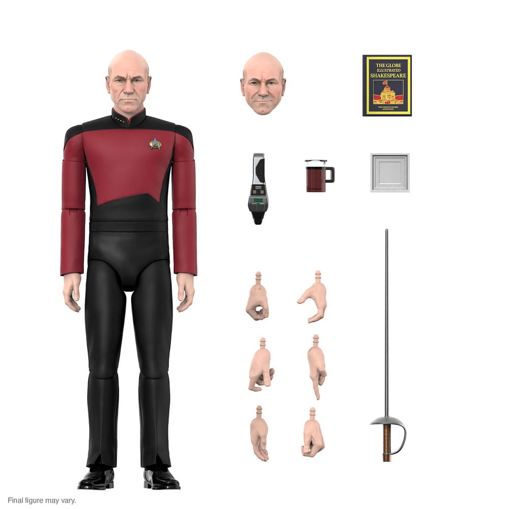 Star Trek: The Next Generation Ultimates Action Figure Capitano Picard 18 cm