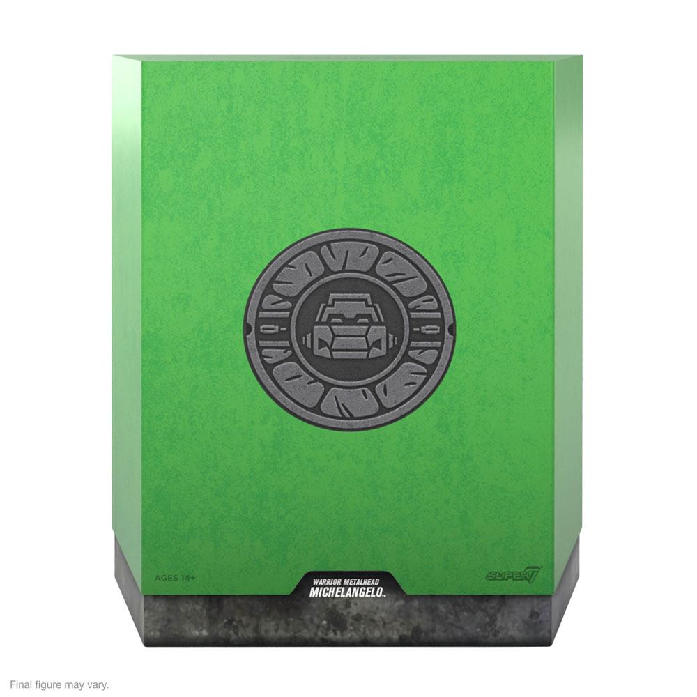 Teenage Mutant Ninja Turtles Ultimates Action Figure Guerriero Metalhead Michelangelo 18 cm
