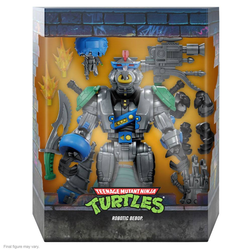Teenage Mutant Ninja Turtles Ultimates Action Figure Robot Bebop 20 cm