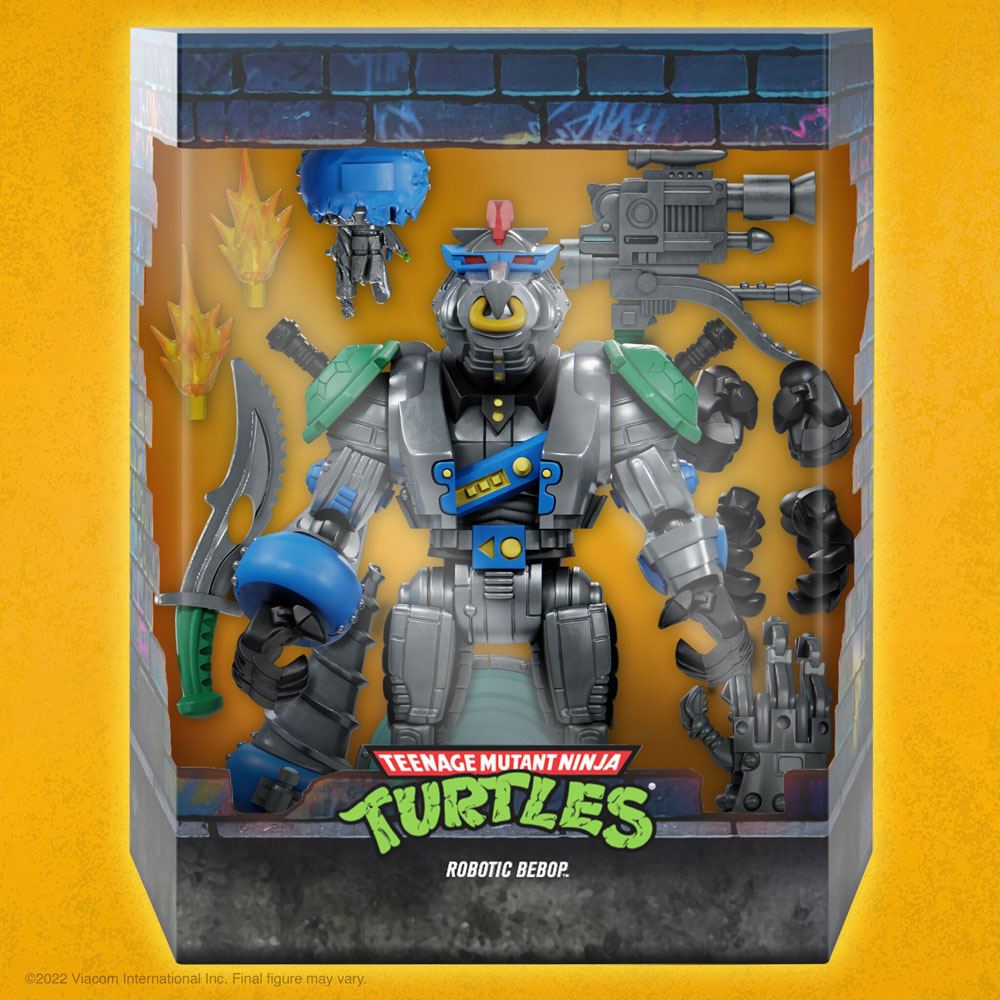 Teenage Mutant Ninja Turtles Ultimates Action Figure Robot Bebop 20 cm