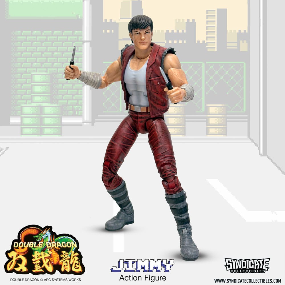 Double Dragon Deluxe 1/12 Jimmy 18cm Action Figure