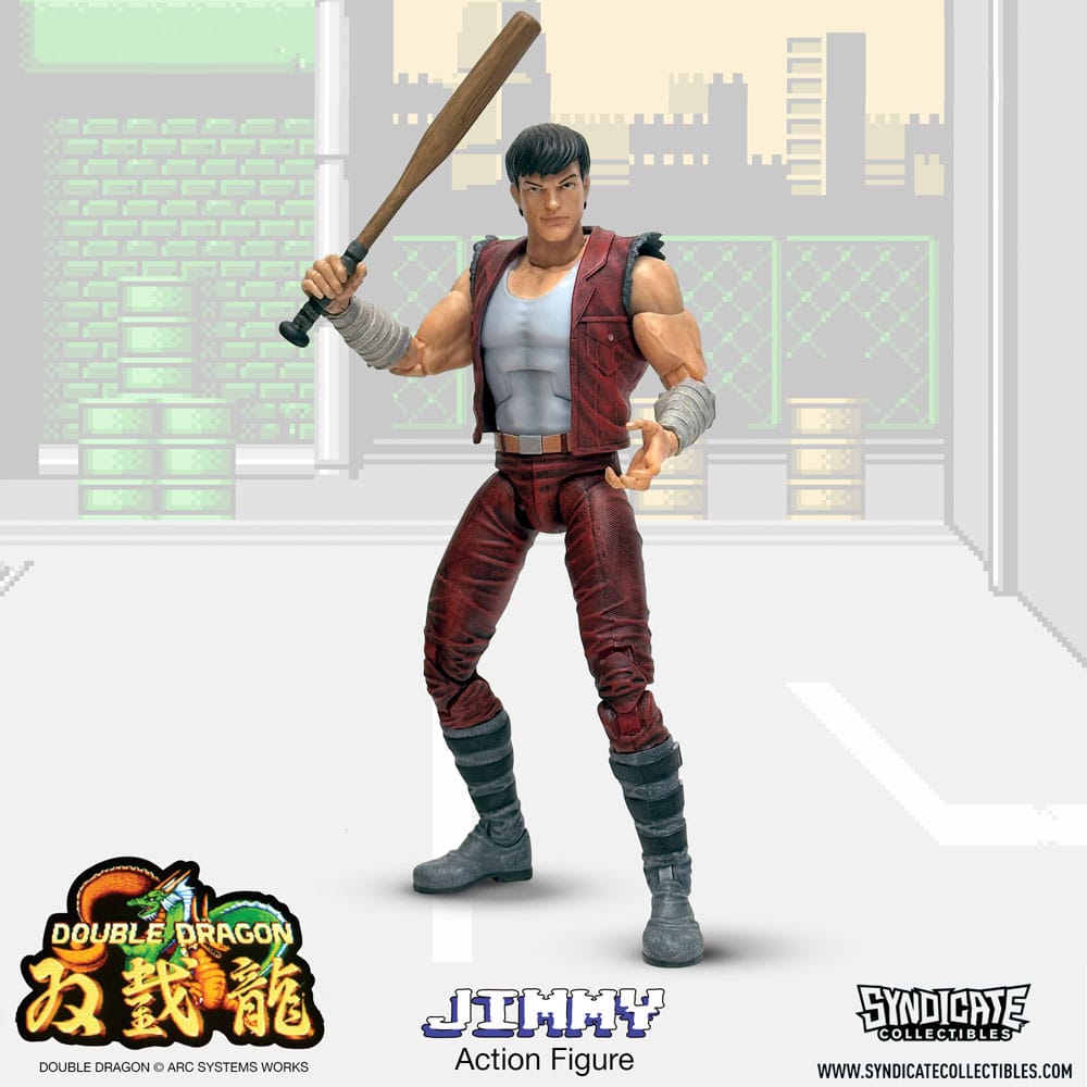 Double Dragon Deluxe 1/12 Jimmy 18cm Action Figure
