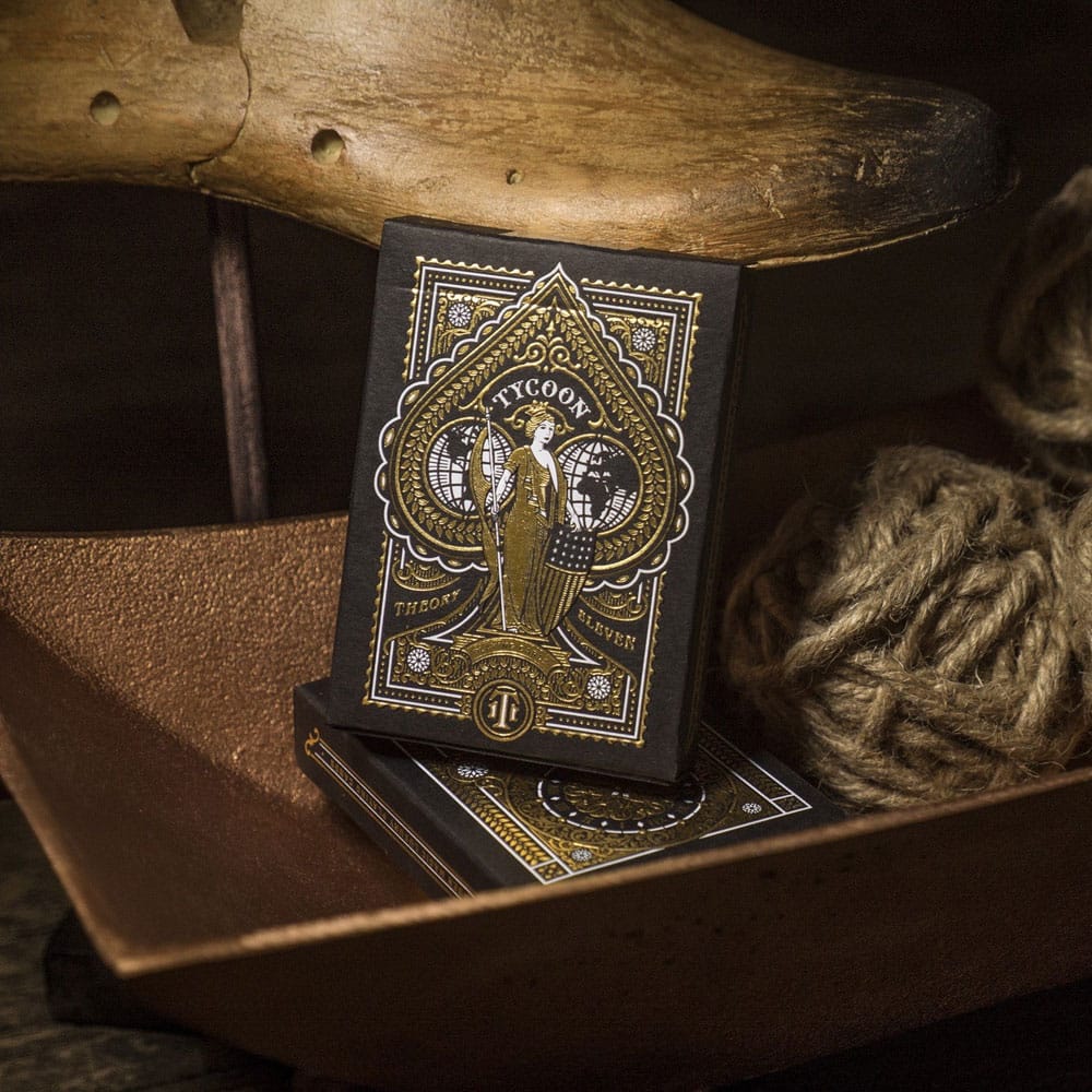 Tycoon Playing Cards Preto