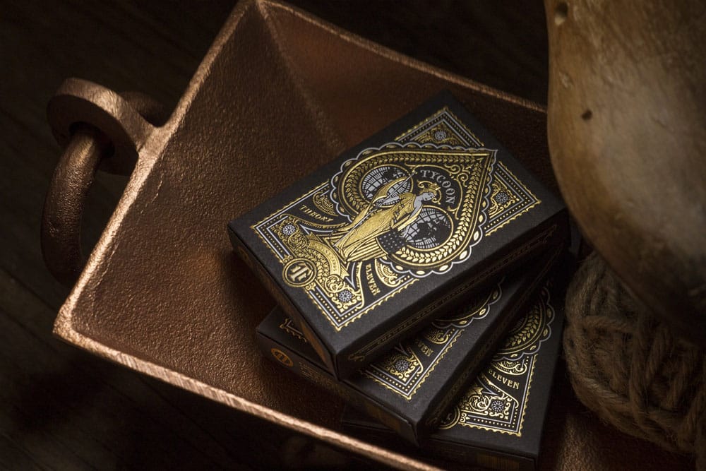 Tycoon Playing Cards Preto