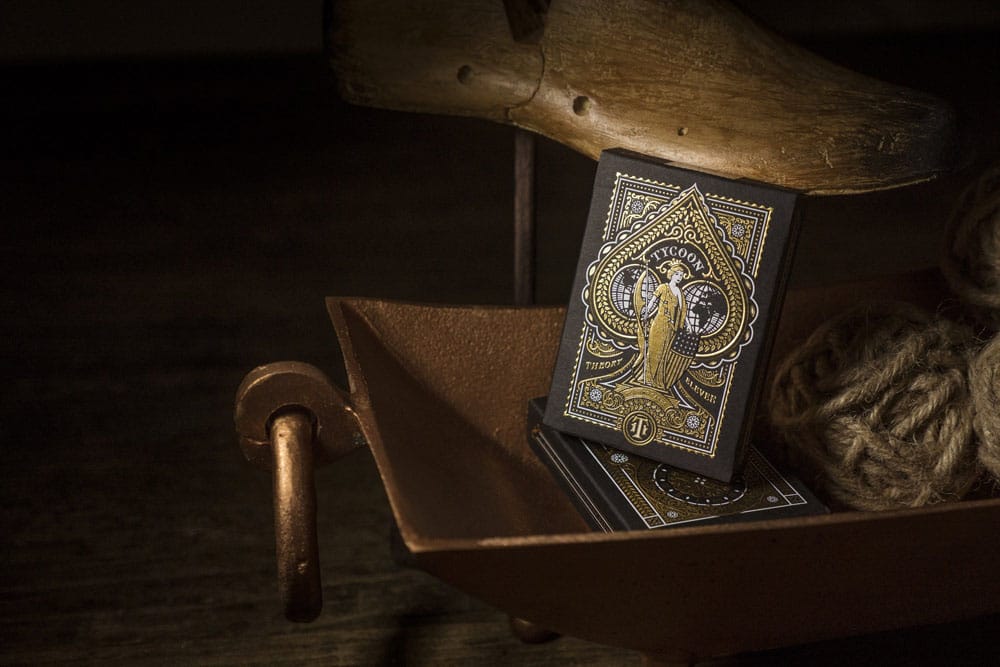 Tycoon Playing Cards Black