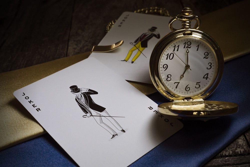 Tycoon Playing Cards Azul