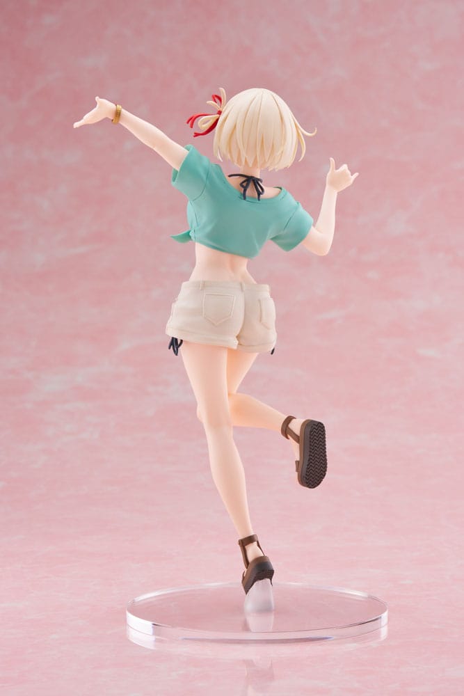 Lycoris Recoil Coreful Statua in PVC Chisato Nishikigi Hawaiian Ver. 18 centimetri