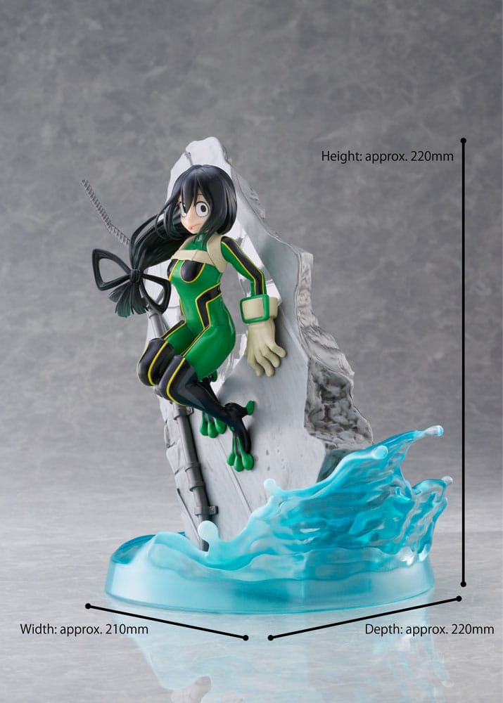 Statua in PVC My Hero Academia Dressta Tsuyu Asui 22 cm