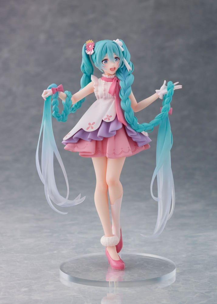 Statua in PVC di Hatsune Miku Hatsune Miku Wonderland Rapunzel Ver. 18 centimetri