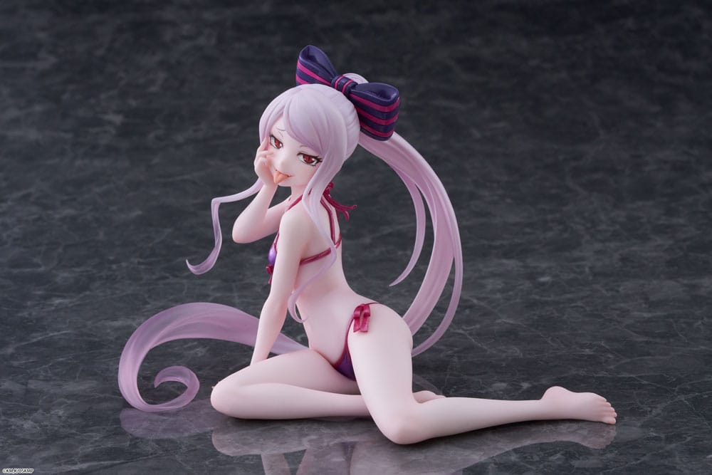 Statua in PVC Overlord, figura carina da tavolo Shalltear, costume da bagno Ver. 13 centimetri
