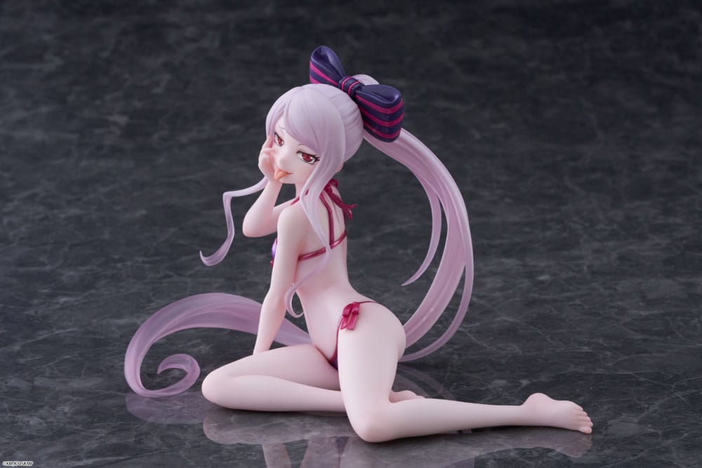 Statua in PVC Overlord, figura carina da tavolo Shalltear, costume da bagno Ver. 13 centimetri