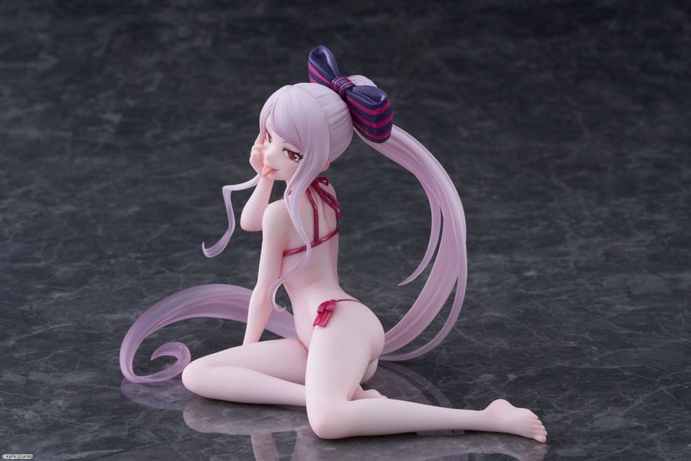 Statua in PVC Overlord, figura carina da tavolo Shalltear, costume da bagno Ver. 13 centimetri