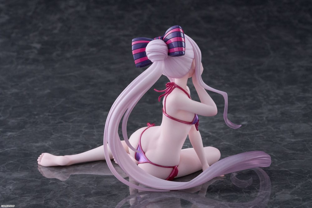 Statua in PVC Overlord, figura carina da tavolo Shalltear, costume da bagno Ver. 13 centimetri