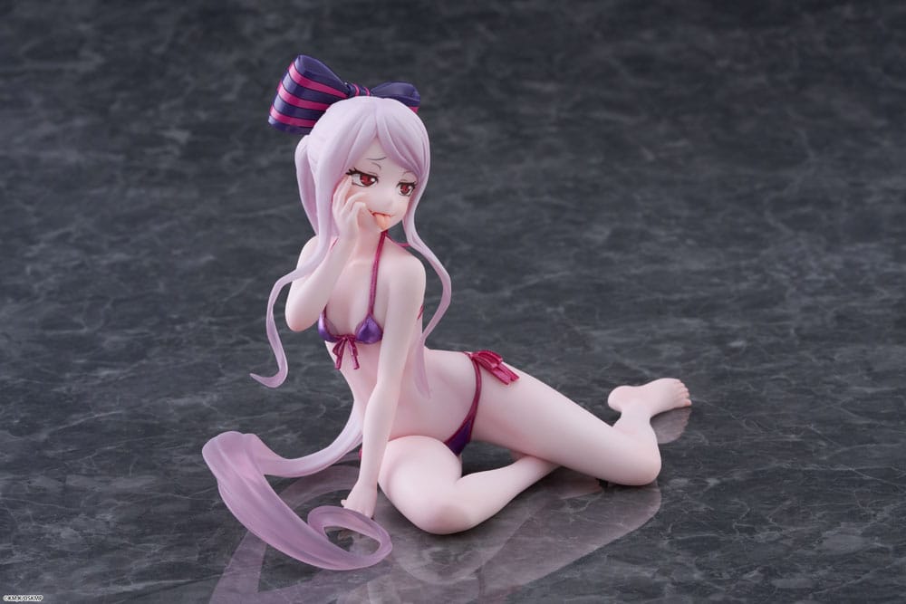 Statua in PVC Overlord, figura carina da tavolo Shalltear, costume da bagno Ver. 13 centimetri