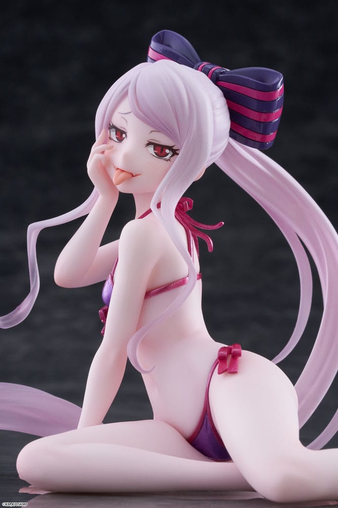 Statua in PVC Overlord, figura carina da tavolo Shalltear, costume da bagno Ver. 13 centimetri