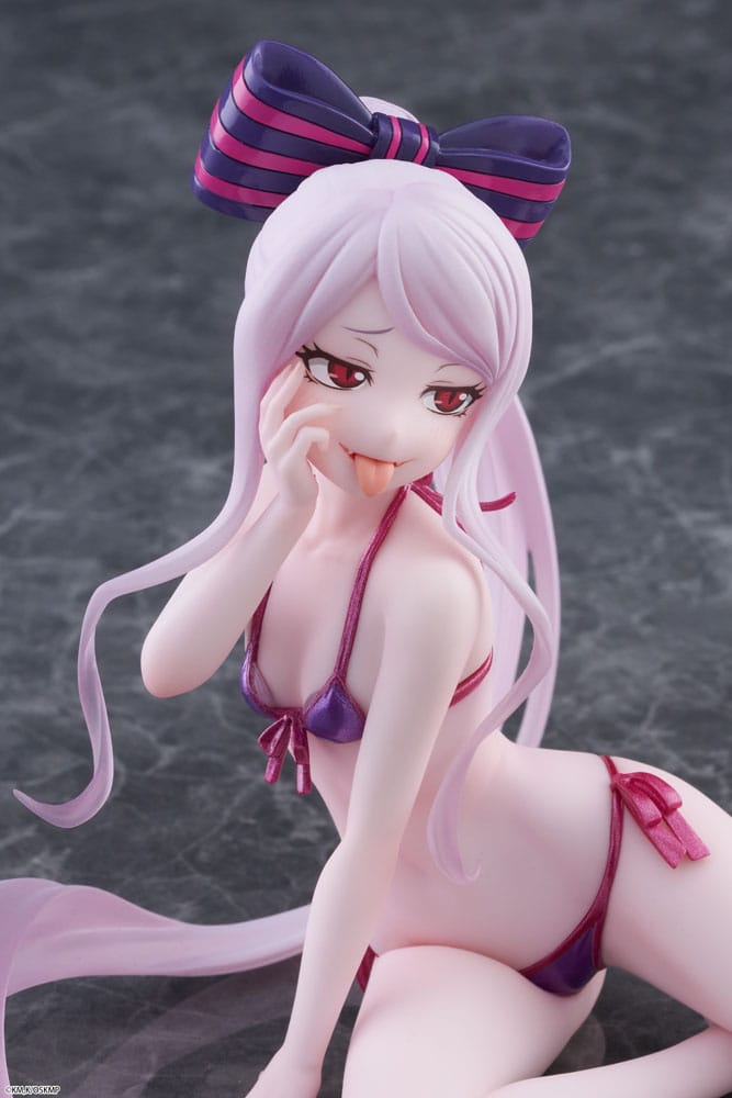Statua in PVC Overlord, figura carina da tavolo Shalltear, costume da bagno Ver. 13 centimetri