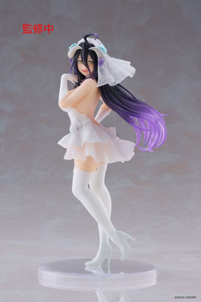 Statua in PVC Overlord Coreful Albedo Wedding Ver. 18 centimetri