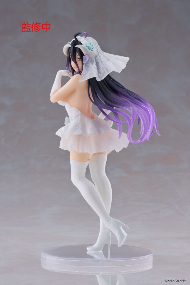 Statua in PVC Overlord Coreful Albedo Wedding Ver. 18 centimetri
