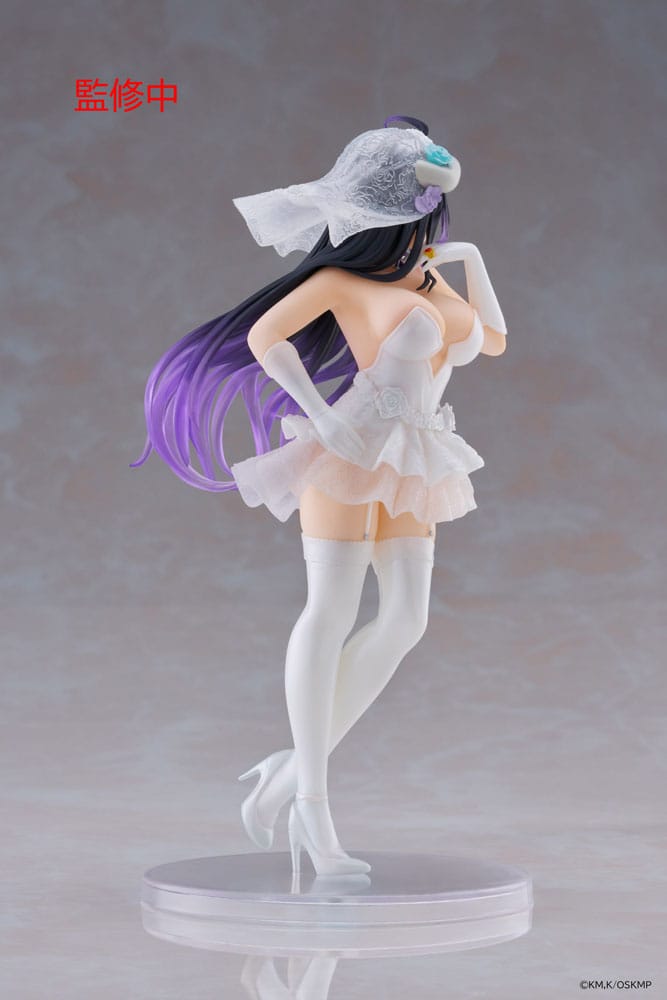Statua in PVC Overlord Coreful Albedo Wedding Ver. 18 centimetri