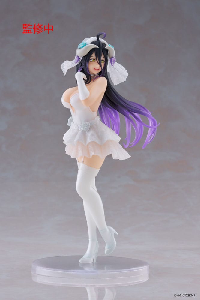 Statua in PVC Overlord Coreful Albedo Wedding Ver. 18 centimetri