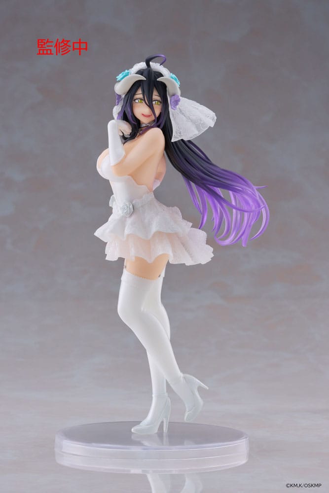 Statua in PVC Overlord Coreful Albedo Wedding Ver. 18 centimetri