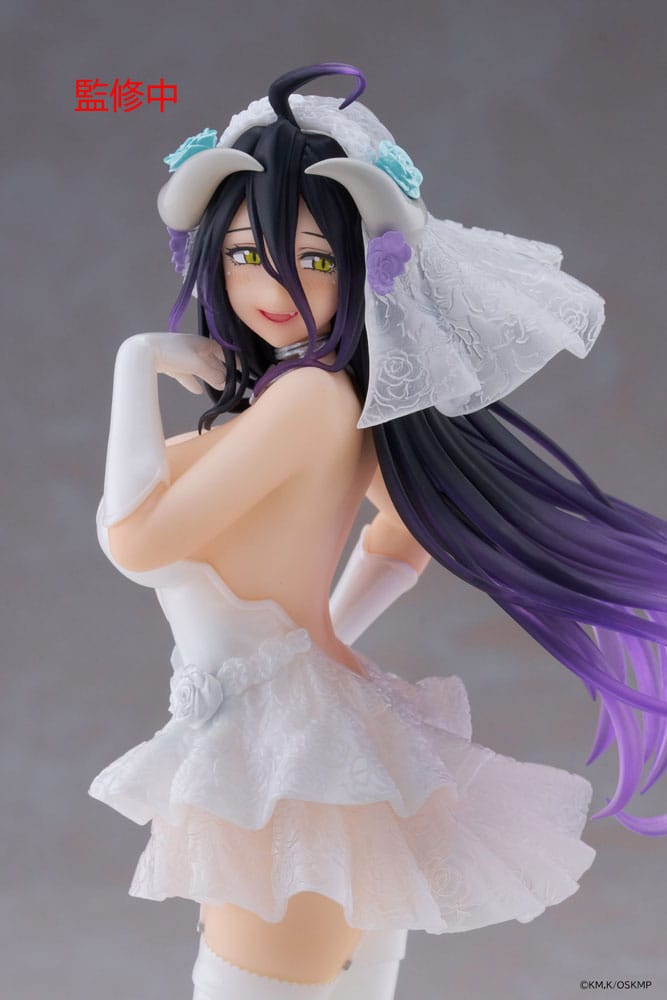 Statua in PVC Overlord Coreful Albedo Wedding Ver. 18 centimetri