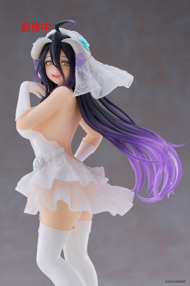 Statua in PVC Overlord Coreful Albedo Wedding Ver. 18 centimetri