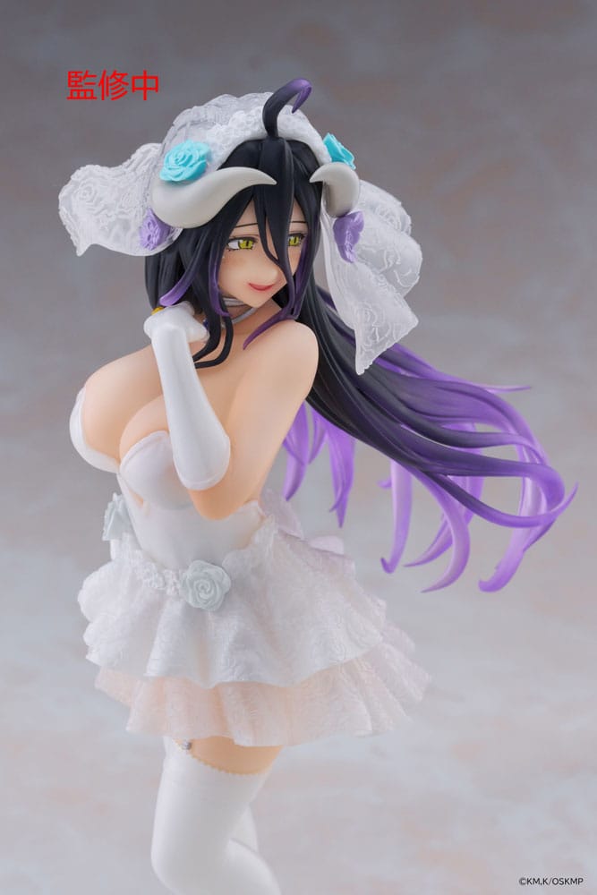 Statua in PVC Overlord Coreful Albedo Wedding Ver. 18 centimetri