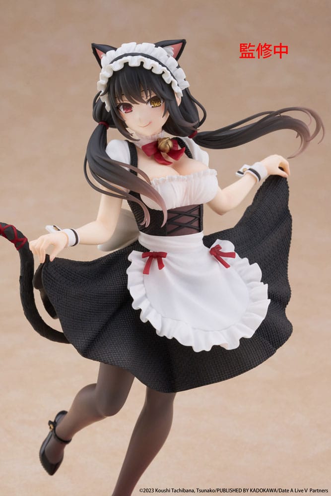 Date A Live V Coreful PVC Statue Kurumi Tokisaki Cat Ear Maid Ver. 18 cm